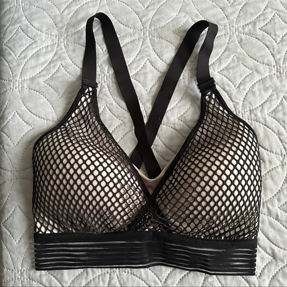 Victoria's Secret Other - Victoria's Secret Black Mesh Sports Bra